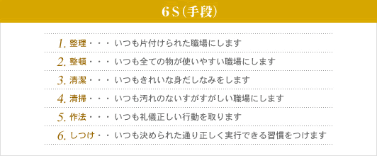 6S(手段)
